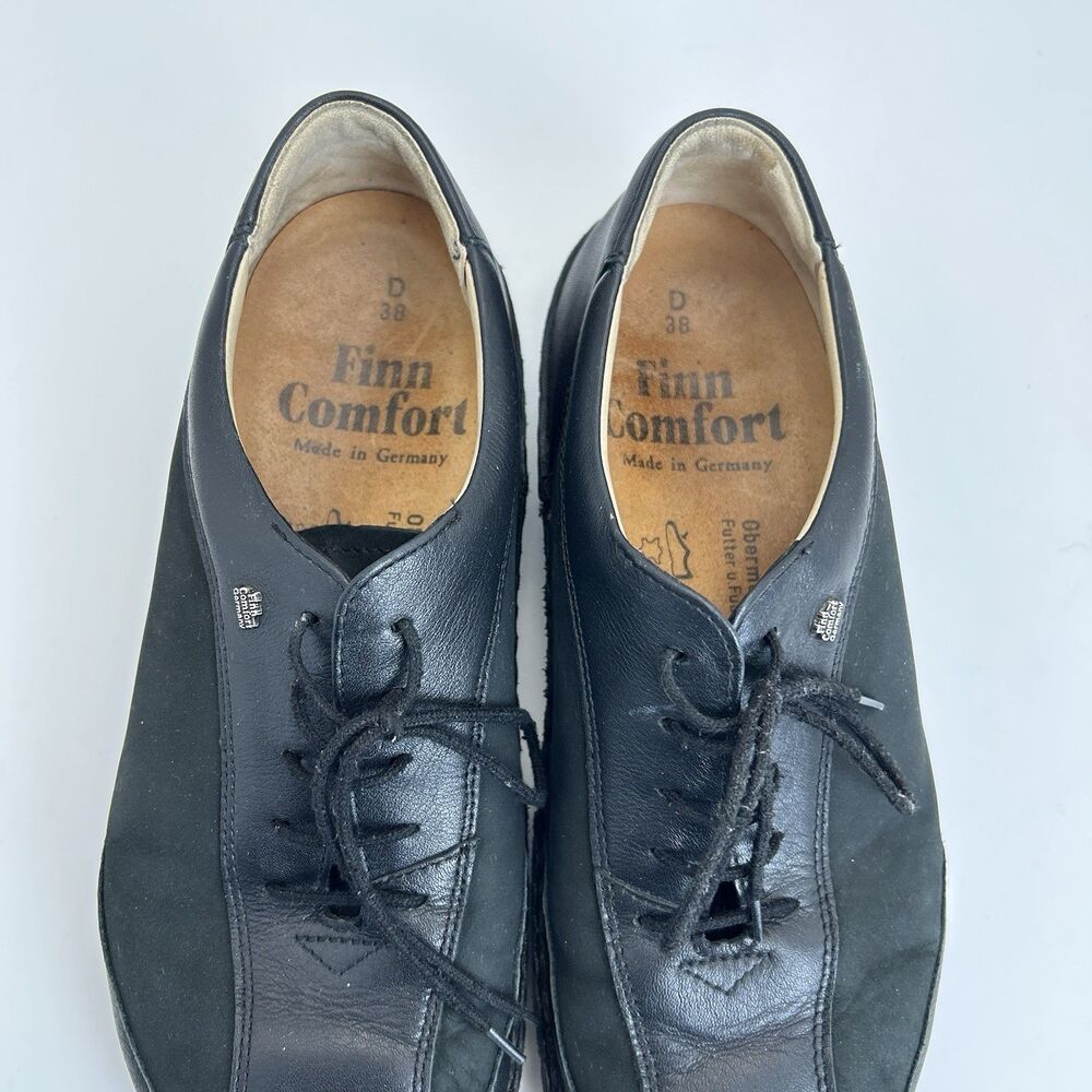 Finn Comfort Hanoi Oxford Shoes Womens Sz EU 38 US 7.5 Lace Up Sneakers Casual - Picture 6 of 8